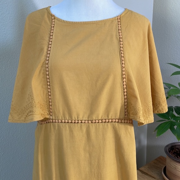 MNG by MANGO cotton eyelet flutter sleeve maxi dress - Picture 2 of 10